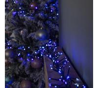 Samuel Alexander 62.5m 5000 LED Christmas Cluster Multi-Action String Lights with Timer in Blue, Purple & White