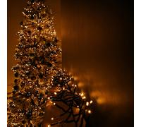 Samuel Alexander 62.5m 5000 Vintage Gold LEDs Indoor Outdoor Cluster Christmas Lights with Timer