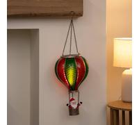 Samuel Alexander 62cm Santa Light Up Hot Air Balloon Hanging Christmas Decoration Samuel Alexander Multicolor