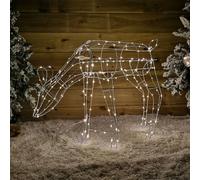 Samuel Alexander 63Cm Outdoor Twinkling Led Grazing Reindeer Christmas Decoration In Warm White