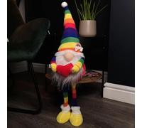 Samuel Alexander 66Cm Large Standing Plush Rainbow Christmas Gonk Decoration