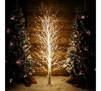 Samuel Alexander 6Ft (1.8M) White Modelling Micro Dot Tree With 1,300 Twinkling Leds In Warm White