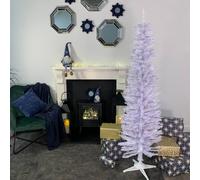 Samuel Alexander 6ft (180cm) White Pencil Pine Christmas Tree with 321 Tips Samuel Alexander White