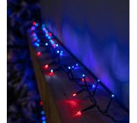 6m 240 LED TreeBrights Christmas String Lights with Timer in Blue, White & Red Samuel Alexander Multi One Size