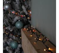 Samuel Alexander 6M 240 Led Treebrights Christmas String Lights With Timer In Red And Vintage Gold