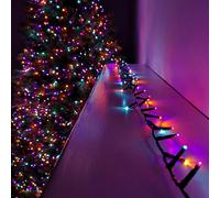 Samuel Alexander 6m 240 LED TreeBrights Multi-Action Christmas String Lights with Timer in Rainbow