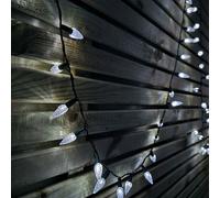 Samuel Alexander 7.5M 150 Led Multi Action Pine Cone Christmas Lights In White