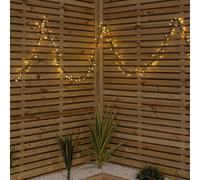 Samuel Alexander 7.5M 300 Led Multi-Action Christmas Fairy Cap String Lights With Timer In Warm White