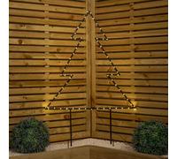 Samuel Alexander 73Cm X 80Cm Dewdrop Xmas Tree With Garden Stakes