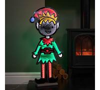 Samuel Alexander 74Cm Light Up Standing Elf Infinity Christmas Decoration With Multi-Coloured Leds