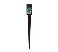 Samuel Alexander 75x75mm (3"x 3") Metal Garden Fence Post Holder & Spike in Brown Samuel Alexander Brown