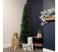 Samuel Alexander 7Ft (2.10M) Pencil Style Slim Artifical Christmas Tree In Green