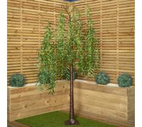 Samuel Alexander 7ft (2.1m) Tall Light up Christmas Willow Tree with 384 Warm White LEDs