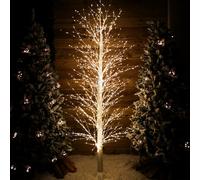 Samuel Alexander 7Ft (2.1M) White Modelling Micro Dot Tree With 1,700 Twinkling Leds In Warm White