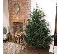 Samuel ALEXANDER 7ft 210cm Green Glenshee Spruce Artificial Christmas Tree PE and PVC Mix Natural Look