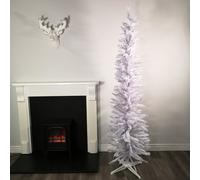 Samuel Alexander 7Ft (210Cm) White Pencil Pine Christmas Tree With 401 Tips