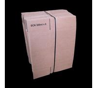 Samuel Alexander 8.5 x 6 x 4.5" Inch, 22 x 16 x 11cm Small Single Wall 6 x 300ml Bottle Cardboard Box, Pack of 25 in Brown | Size: 22 x 16 x 11 cm Samuel Alexander Brown 22 x 16 x 11 cm