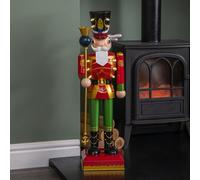 Samuel Alexander 80Cm Light Up Christmas Nutcracker Soldier Decoration With Leds