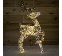 Samuel Alexander 80Cm Light Up Flexibrights Christmas Reindeer With 950 White And Warm White Leds