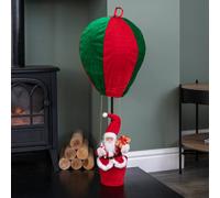 Samuel Alexander 80cm Red & Green Santa's Hot Air Balloon Hanging Decoration Samuel Alexander Red