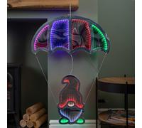 Samuel Alexander 85Cm Infinity Light Up Hanging Parachute Gonk Christmas Decoration With Multi Coloured Leds