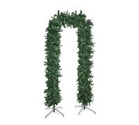 8ft Single Door Artificial Christmas Tree Arch in Green with 2000 Tips