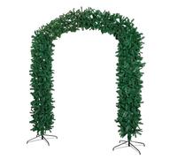 Samuel Alexander 8ft Double Door Green Christmas Tree Arch with 2000 Tips Samuel Alexander Green