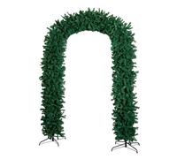 Samuel Alexander 8ft Single Door Plain Green Christmas Tree Arch Samuel Alexander Green