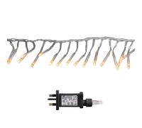 Samuel Alexander 9.3m LED Cluster String Lights with Timer in Gold on Clear Cable Samuel Alexander Gold