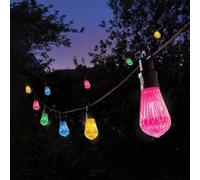 Samuel Alexander 9.5M Set Of 20 Connectable Fluted Festoon String Lights With Multi-Coloured Leds