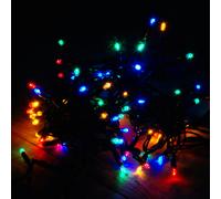 Samuel Alexander 9.9m (100 LED) Snowtime Multi-Coloured Connectable Lights with 3m Lead Wire