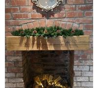 Samuel Alexander 90cm Deluxe Snow Time Princess Green Garland Swag 108 Tips With 5 Pine Cones Samuel Alexander Green