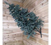 Samuel Alexander 90Cm Indoor Wall Mounted Christmas Tree With Wrapped Branches Pvc With Bracket
