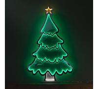 Samuel ALEXANDER 90cm Light up Standing Christmas Tree with Star Infinity Decoration with LEDs