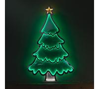 Samuel Alexander 90Cm Light Up Standing Christmas Tree With Star Infinity Decoration With Leds