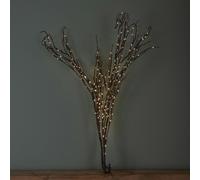 90cm Set of 3 Light up Christmas Twigs with 210 Warm White LEDs (Twigs only)