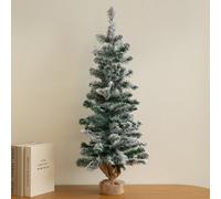 Samuel Alexander 90Cm Snowy Fir Christmas Tree With Jute Bag Stand