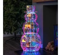 Samuel Alexander 91cm Light up DreamLights Iridescent Christmas Snowman with 400 White LEDs Samuel Alexander White