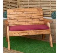 Samuel ALEXANDER 99 x 41cm Cushion Base for 2 Seater Wooden Garden Bench in Burgundy