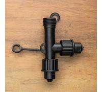 Samuel Alexander 9cm x 10cm Black Plastic T Connector Max For Connectable Lights