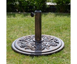 Samuel Alexander 9kg Heavy Duty Bronze Cast Iron Effect Garden Parasol Base