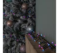 Samuel Alexander 9m 360 LED Battery Operated Christmas BerryBrights String Lights in Rainbow