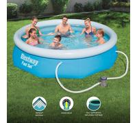 Samuel Alexander Bestway 3.05M X 0.76M Fast Set Water Paddling Swimming Pool Set With Pump