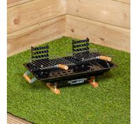 Samuel Alexander Black Outdoor Portable Steel Hibachi BBQ Camping Grill Samuel Alexander Black