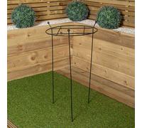 80cm x 45cm Large Cottage Heavy Duty Black Metal Herbaceous Garden Plant Support Grow Through Samuel Alexander Black One Size