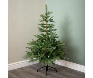 Samuel Alexander Everlands 120Cm (4Ft) Green Grandis Fir Real Look Christmas Tree With 575 Tips