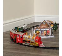 Samuel Alexander Festive Flyer Christmas Train Set With Pop Up Village
