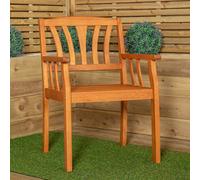 Samuel Alexander Kapalua Outdoor Wooden Garden Slatted Dining Chair