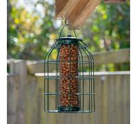 Samuel Alexander Metal Hanging Bird Nut Feeder With Squirrel Guard