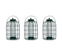 Samuel Alexander Pack Of 3 Wild Bird Hanging Nut Feeder With Squirrel Guard